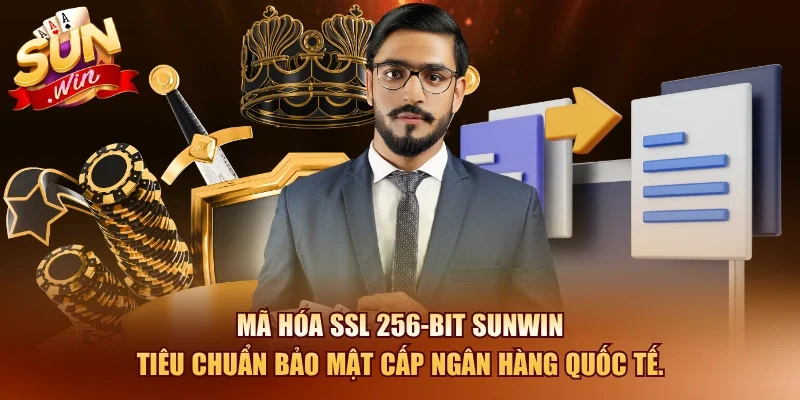 Chính Sách Bảo Mật SUNWIN – Cam Kết Bảo Vệ Thông Tin 100% 2 Sunwin Mã hóa SSL 256-bit SUNWIN tiêu chuẩn bảo mật cấp ngân hàng quốc tế.
